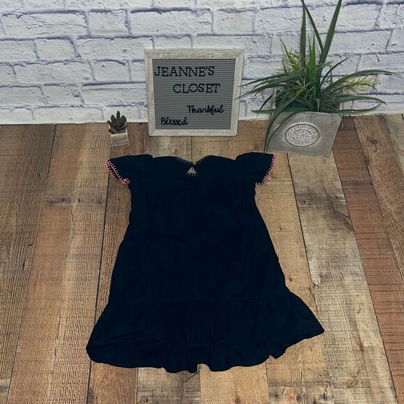 Crewcuts Dress Blue Stitched Trim Size 5 - Picture 2 of 8